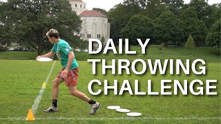 Great Ultimate Frisbee Hucking Drill +  My 100 Throw Challenge!