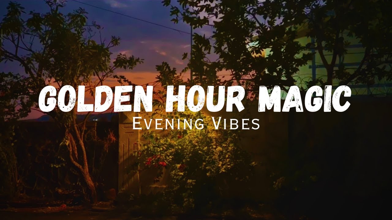 Golden Hour Glow | Peaceful Evening Vibes in Nature - YouTube