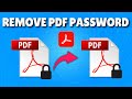 Remove PDF Password with Adobe Acrobat 🔓