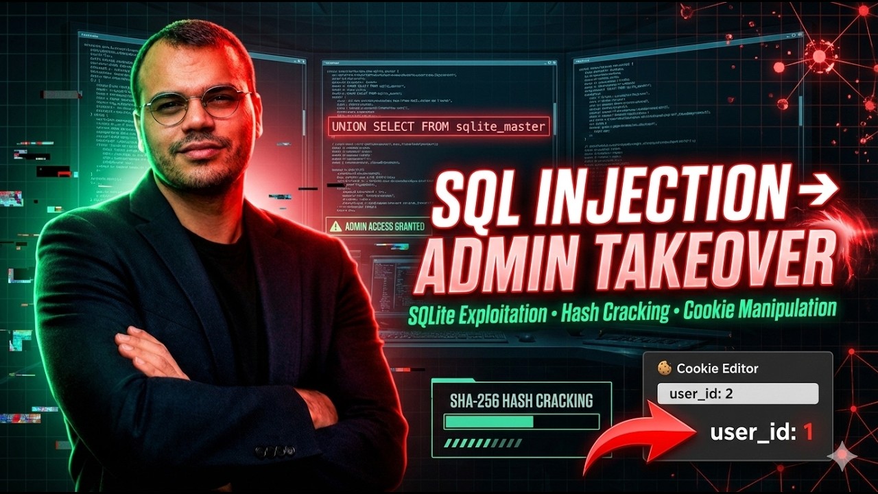 Manual SQL Injection to Admin Takeover | SQLite Exploitation, Hash ...