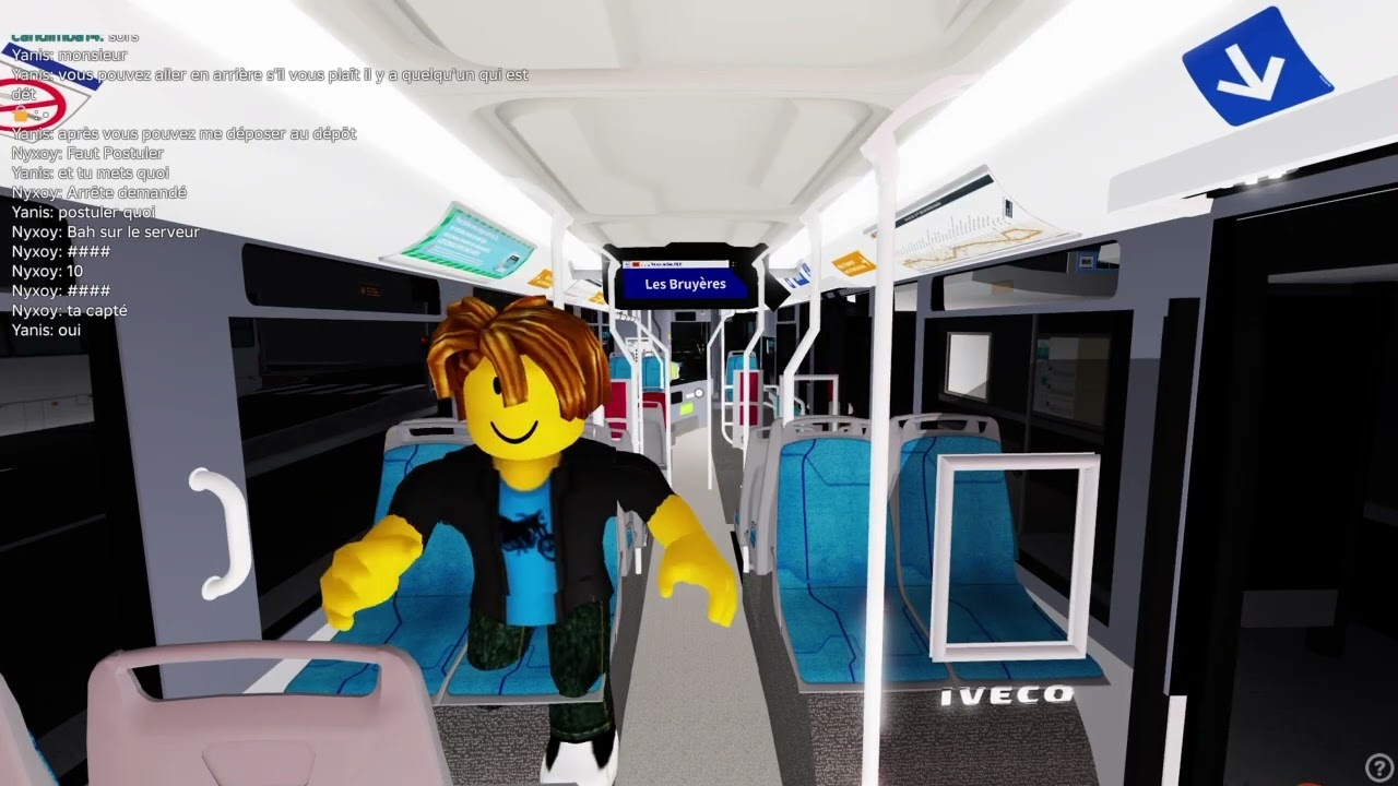 Compilation d'iveco C9 sur la ligne de bus 105