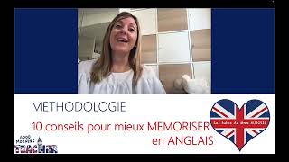 Méthodologie - 10 conseils pour mieux MEMORISER le vocabulaire en anglais Méthodologie - 10 conseils pour mieux MEMORISER le vocabulaire en anglais