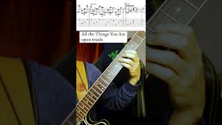 All the things You Are open triads - guitar exercise