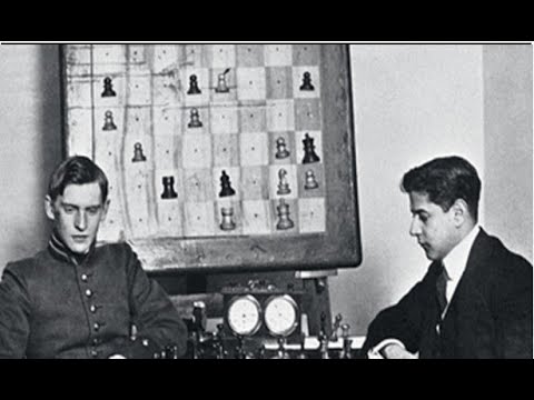 Шахматы. Матч на Первенство Мира 1927 года Капабланка-Алехин. 3 партия