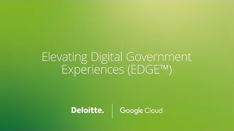 Navigating Government Services with EDGE