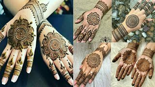 Latest & Stylish Round Shape Henna Mehndi Desgin | Gol tikki Mehndi Desgin For Back & Front Hands
