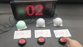 Teller queue call system K -D100 K -A2 K-3L Teller 1