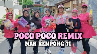 Senam poco poco remix // Mak rempong 11 // choreo zin puji cegu