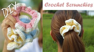 DIY Crochet Scrunchies | Easy Crochet Scrunchies Tutorials | Chenda DIY