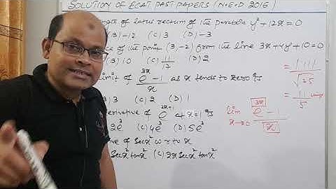 Solution of Ecat past papers (N.e.d 2016) mcqs (16,17,18,19,20)