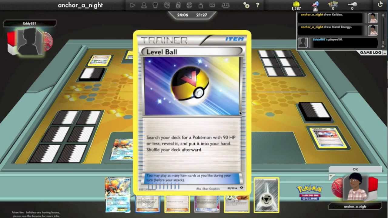 PTCGO Battle: Klinklang/Cobalion vs. Raikou/Eelektrik/Magnezone