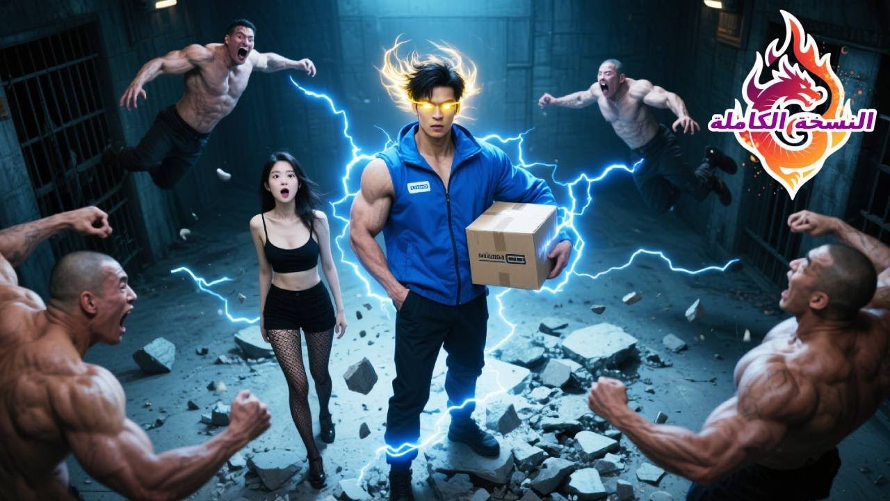 🚚 شاب عامل توصيل دخل سجن الآلهة بالخطأ، فبيد واحدة سحق خمسة آلهة حرب! ارتجف الجميع!