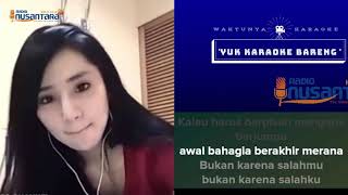 HARUSKAH BERAKHIR (COVER BELLA NAFA KARAOKE BARENG ARTIS NO VOCAL COWOK)