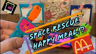 1995 McDonald’s Space Rescue Happy Meal Set REVIEW | 4 Retro Space Toys!