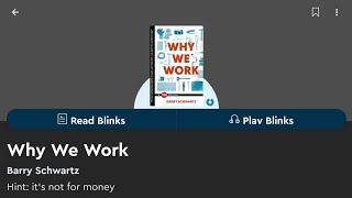 Why We Work by Barry Schwartz | Blinkist | AudioBook Summary