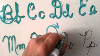 Teach Lefties Cursive Writing Lefty