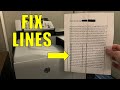 How to fix laser printer multicolor lines for free hp laserjet 500 m551
