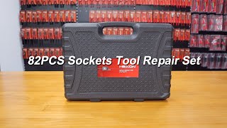 82pcs sockets tool repair set- a must have tool set for maintenance