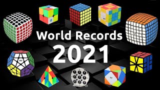 NEW 2021 RUBIK'S CUBE WORLD RECORDS | Speedcubing WRs