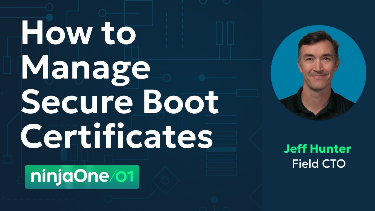 How to Manage Secure Boot Certificate Expiration with NinjaOne - YouTube