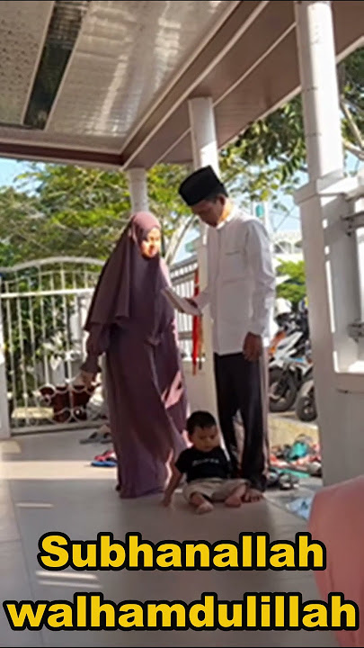 UAS dan ISTRI TIBA DI PENGAJIAN | SAMI MALAH LANGSUNG DUDUK | # #shortvideo #shorts #short