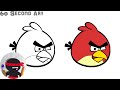 *NEW* How To Draw Red | Angry Birds