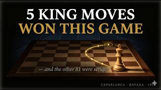 Capablanca's King March | 4 Lessons in Active King Play. Capablanca best chess endings 26 screenshot 5