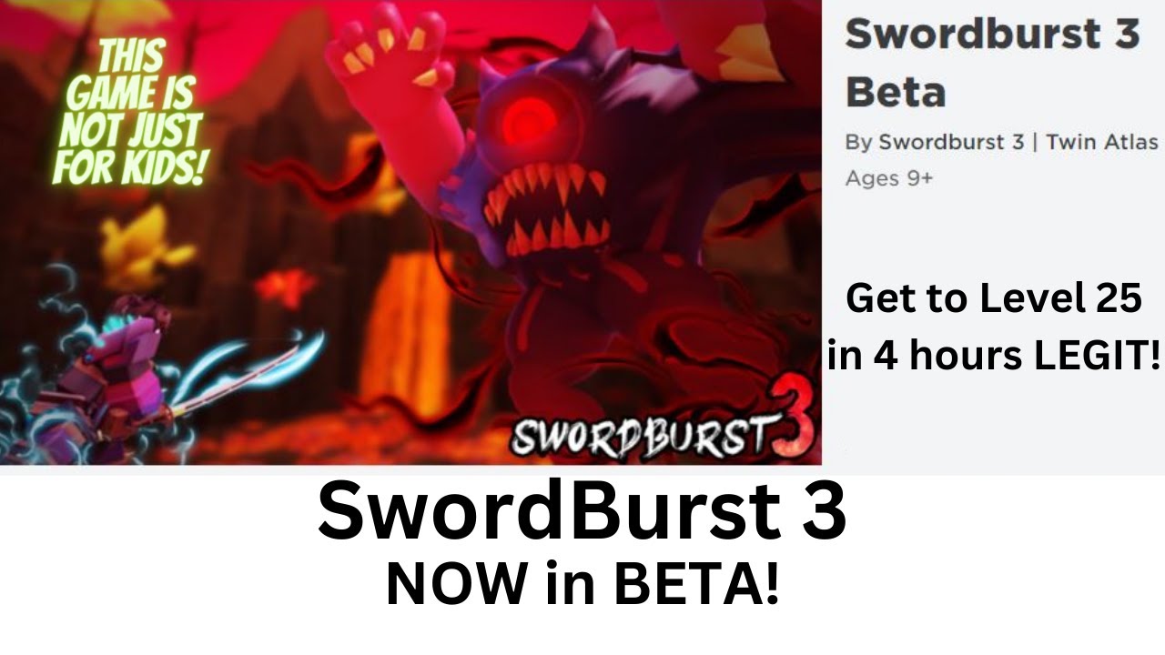 SwordBurst 3 - NOW in BETA