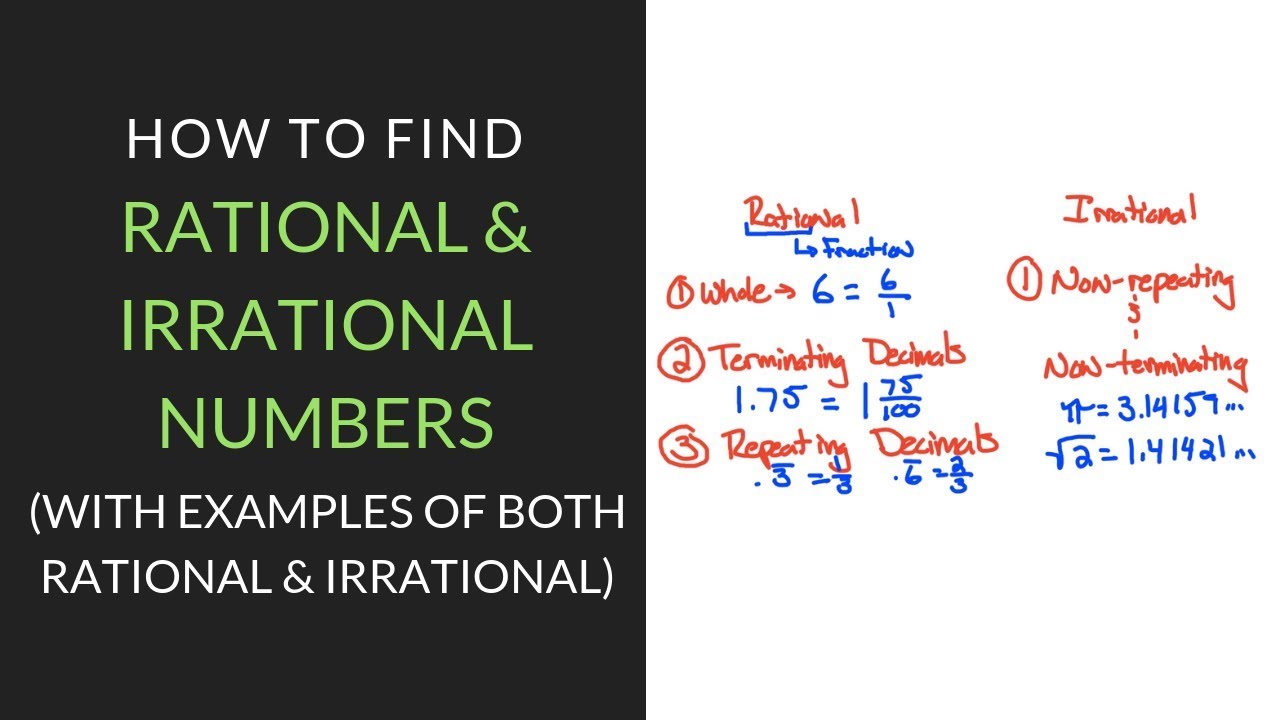 Get the Best, Free Rational and Irrational Numbers Worksheet Inside Rational Irrational Numbers Worksheet