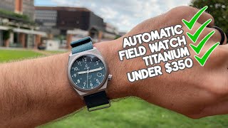 Unique Color BOLDR VENTURE Titanium Field Watch  'Blue Fuel'  Quick Review