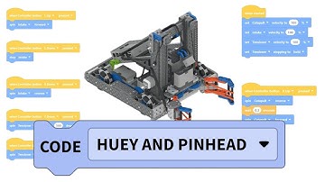 Coding Huey, Pinhead, and Clawbot for VEX IQ Mix and Match