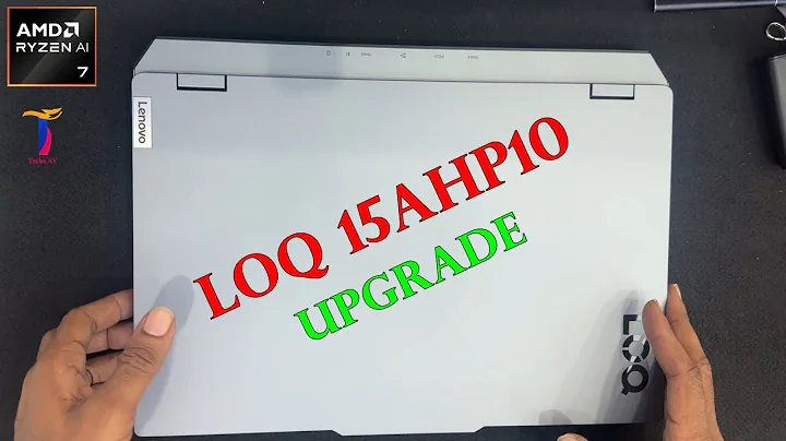 How to Open Lenovo LOQ 15AHP10 - Memory and Storage Upgrade