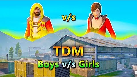 BGMI TDM ROOM CHALLENGE | BOYS VS GIRLS CHALLENGE || 2v2 M416 CHALLENGE ||