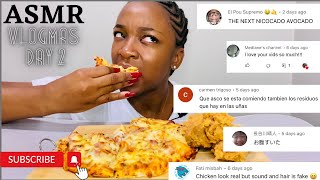 VLOGMAS DAY 2: READING COMMENTS | PIZZA MUKBANG | ASMR MUKBANG | Whispering ASMR