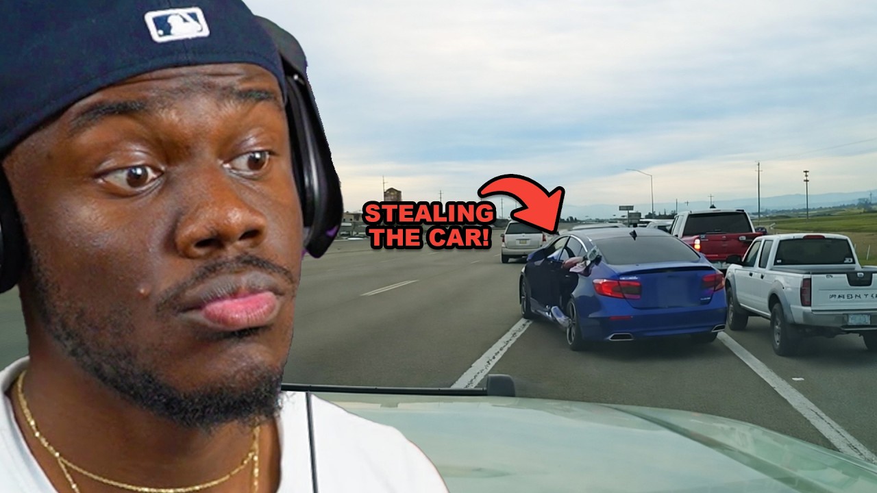 MAN TRIED TO STEAL A CAR DURING POLICE CHASE, BUT DRIVER WAS STILL IN ...