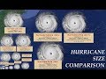 Hurricane size comparison