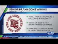 Lawrence County High School 'addressing' senior prank gone wrong