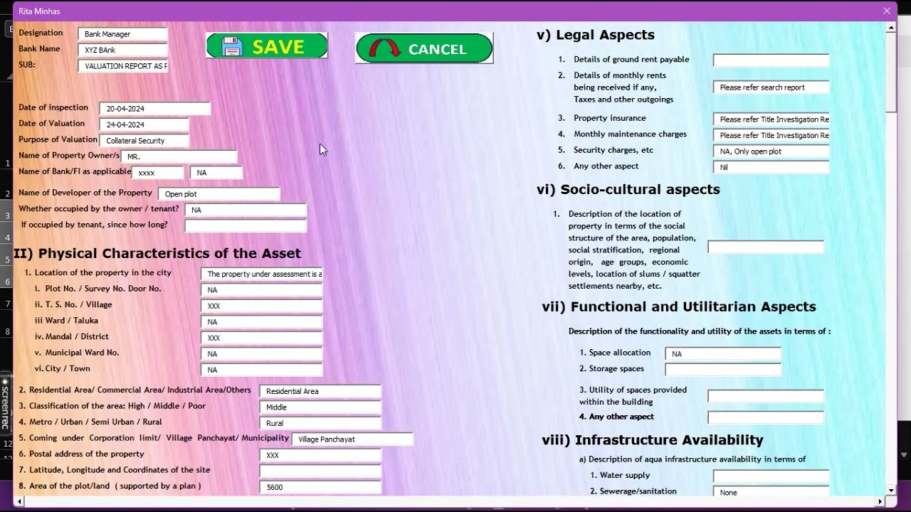 Valuation Software for Valuers