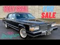 1992 Cadillac Brougham d'Elegance $1,000 NO RESERVE Triple Black Vogue Tires HOLY GRAIL 5.7 MOONROOF