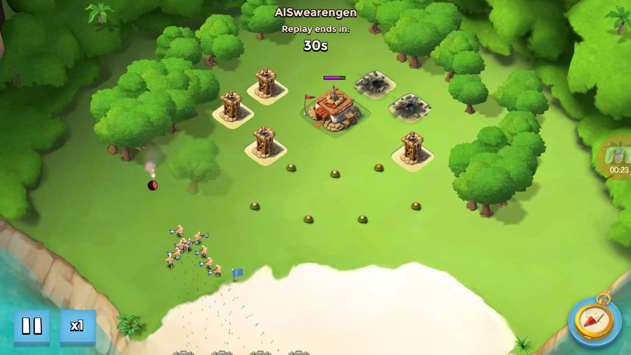 Boom Beach NPC Base Puncture Level 13 YouTube