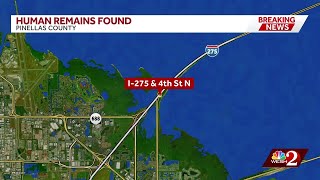 Human remains recovered near Interstate 275 in Pinellas County, sheriff's office says