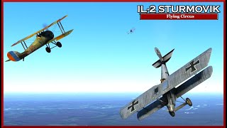 Patrolling Dead Man's Land Nieuport 28 E2 IL-2 Sturmovik Flying Circus PWCG