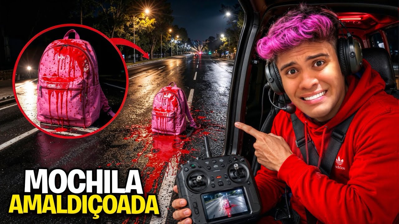 DESVENDEI O MISTÉRIO DA MOCHILA AMALDIÇOADA *tinha sangue
