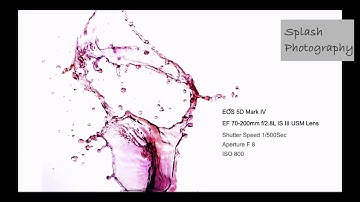 How to Do Water Art Photography | Splash Photography