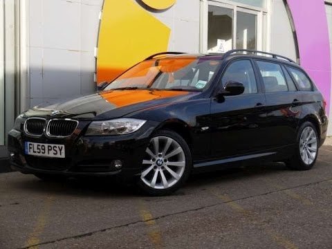 Review Our 2009 BMW 320d SE Touring Black For Sale In Hampshire - YouTube