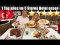 1 Tag alles im 5 Sterne Luxus Hotel essen (Türkei Edition)