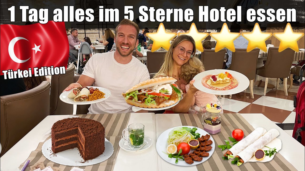 1 Tag alles im 5 Sterne Luxus Hotel essen (Türkei Edition)