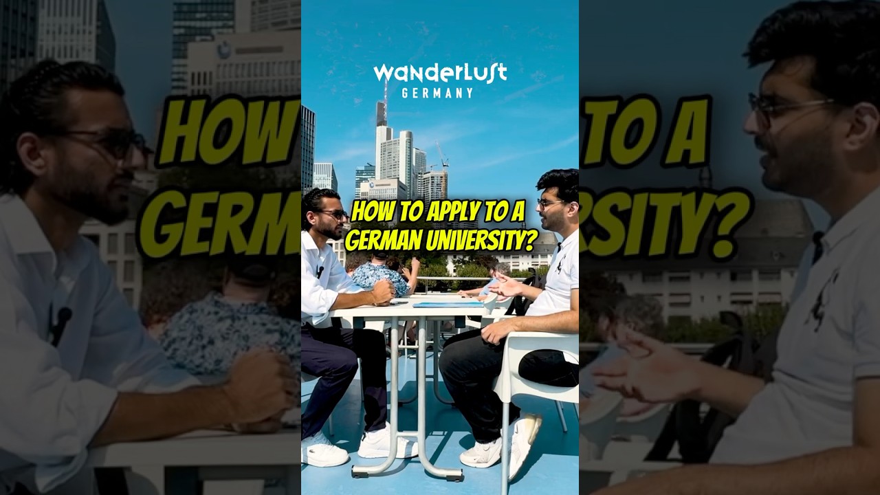 How to apply to a German university? 