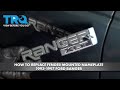 How to Replace Fender Mounted Nameplate 1993-1997 Ford Ranger