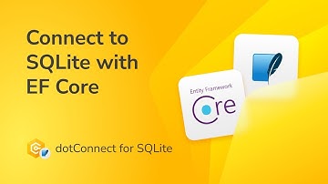 Connect to SQLite using EF Core